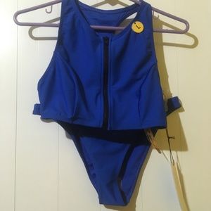 Royal blue bikini set